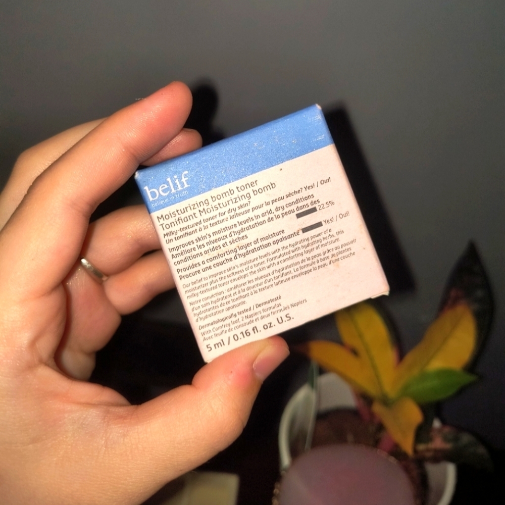 Belif Moisturizing Bomb Toner- Provides up to 26hrs of Hydration-Improves Skin